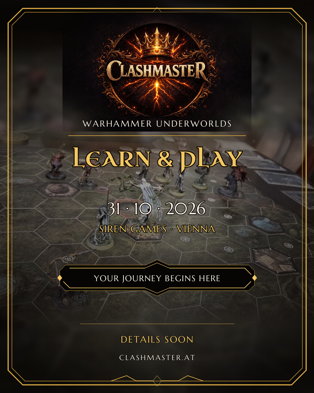 Clashmaster Underworlds Learn and Play, 31 October 2026 at Siren Games Vienna
